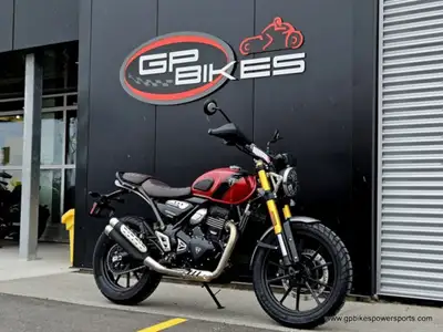 2025 Triumph Scrambler 400 X With its agile handling, class-leading performance, and premium finish,...