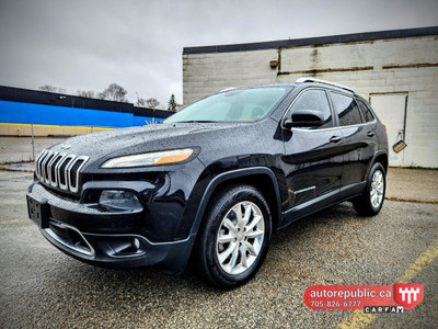 2015 Jeep Cherokee Limited V6 AWD Certified Sunroof Nav Leather 