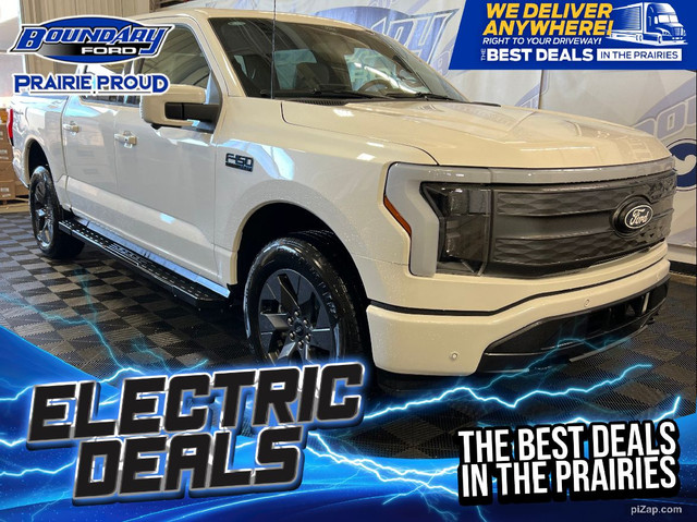 2025 Ford F-150 Lightning LARIAT | 511A | PRO POWER ONBOARD-9.6K in Cars & Trucks in Lloydminster