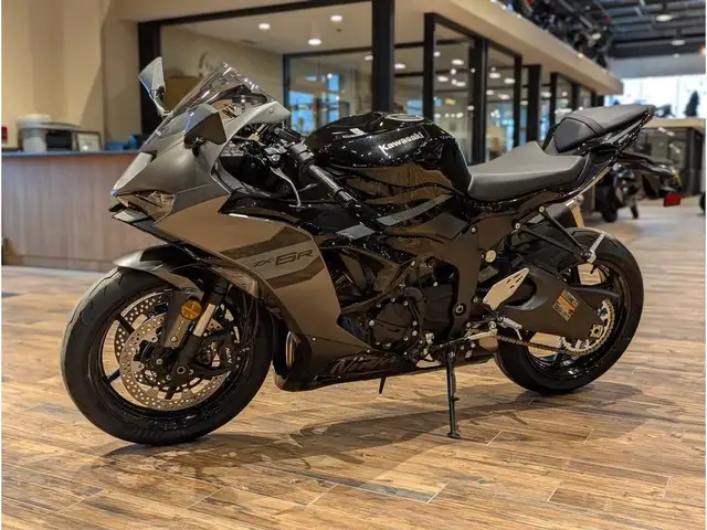 ポジ 2026 Kawasaki Ninja ZX-6R // Black/Gray | Sport Bikes