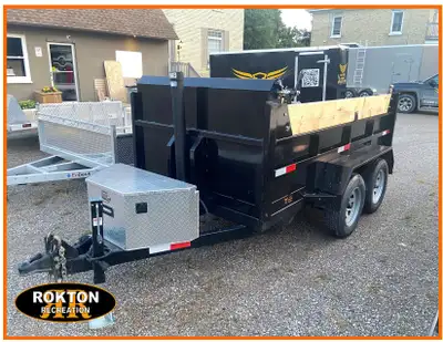 For sale is a Tow Tek Trailers 5 x 10 Steel Dump Trailer. This trailer retails for 8995.00. This one...