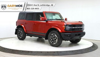 Experience the power and style of the red 2023 Ford Bronco Outer Banks 4 Door Advanced 4x4, boasting... (image 6)