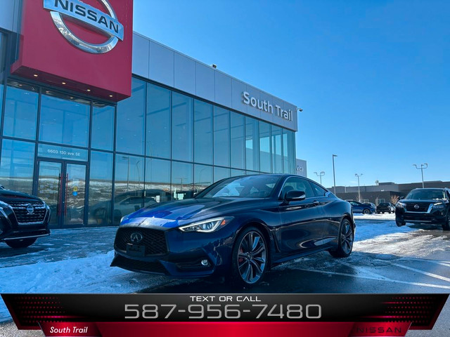  2022 Infiniti Q60 Red Sport I-LINE ProACTIVE AWD *LOW KMS* in Cars & Trucks in Calgary