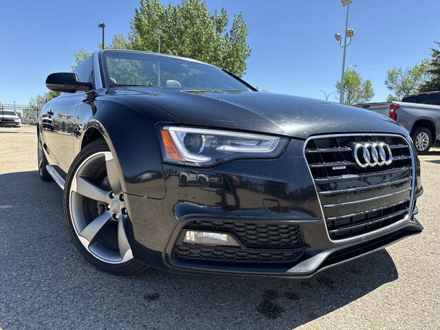 2014 Audi A5 TECHNIC CONVERTIBLE | LEATHER | NAVIGATION  QUATTRO in Cars & Trucks in Edmonton - Image 2