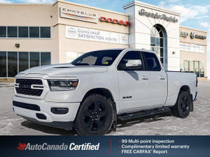 2022 RAM 1500 Sport | Cloth/Vinyl | Heated Seats + Wheel | Brake Assist
