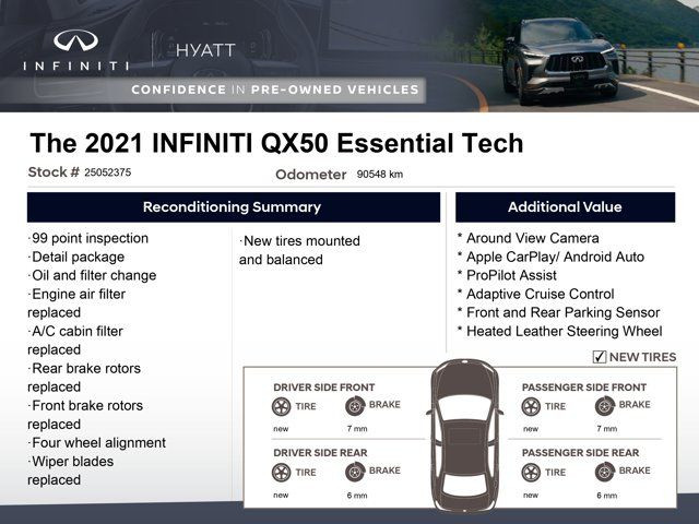 2021 INFINITI QX50 Essential Tech - 360 in Cars & Trucks in Calgary - Image 2