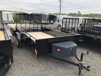 Miska in.Herculesin. 6'x12' Single Axle Premium Steel Utility Trailer -Made in Canada Ready to Roll,...