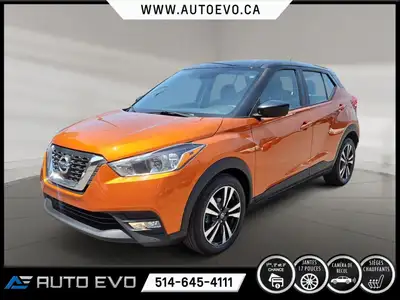 NISSAN KICKS SV 1.6L 2018, 57300 KM, FINANCEMENT DISPONIBLE, GROUPE ELECTRIQUE, SIEGE CHAUFFANT, CAM...