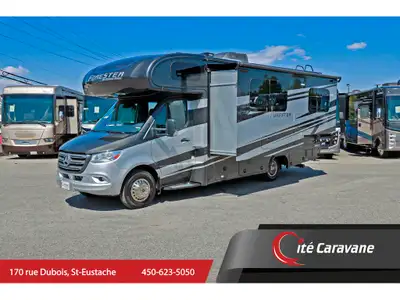 Classe C / B+ 24 pieds Mercedes Sprinter, Forest River Sunseeker 2400B / Forester 2401B + Crics hydr...