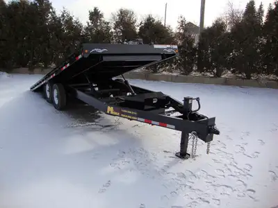 24' Hydraulic Tilt Deckover Float Trailer Easy to Load, 7 Ton Models starting at just $16,395.00 - F...