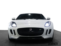 VENDU!!! 2015 Jaguar F-Type Coupe R V8 5.0L 550HP, White on Black/Red Leather, Hex Aluminium Center... (image 4)