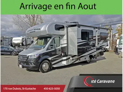 Classe C / B+ 24 pieds Mercedes Sprinter, Forest River Sunseeker MBS 2400 DSB + crics hydraulics Ext...