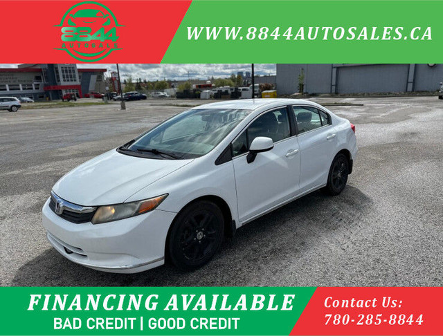 2012 Honda Civic LX 1.8L 4-CYL, AUTO, BLUETOOTH, A/C, POWER WIND in Cars & Trucks in Calgary