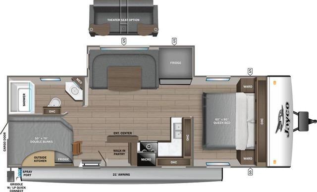 2024 JAYCO Jay Feather 24BH Lits superpo. in Travel Trailers & Campers in Thetford Mines - Image 2