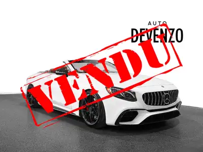 VENDU!!! Stunning 2020 Mercedes-Benz S63 AMG 4MATIC+ Cabriolet, V8 4.0 Twin-Turbo 603hp, MSRP 230,85...