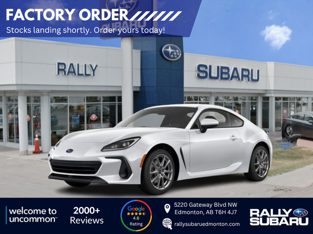 2024 Subaru BRZ BRZ - AVAILABLE TO FACTORY ORDER!! in Cars & Trucks in Edmonton