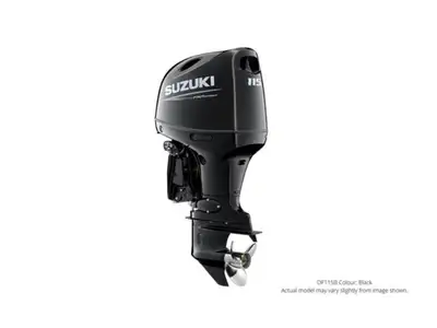 Suzuki introduces another innovation in creating the ultimate marine experience! The in-line 4 DF115...