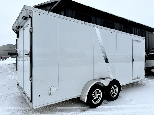 2024 WEBERLANE WL V Nose Snow Trailer 7x18 +5 TANDEM AXLE in Cargo & Utility Trailers in Kitchener / Waterloo - Image 2