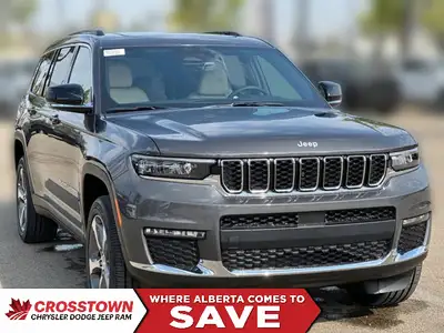 This 2025 JEEP GRAND CHEROKEE L LIMITED 4X4 has the following options Capri Leatherette Seats, Remot...