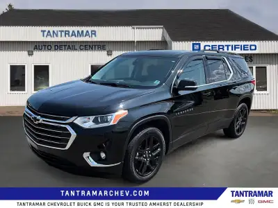 Tantramar Chev located in Amherst, Nova Scotia - Recent Arrival! Black 2020 Chevrolet Traverse 1LT T...