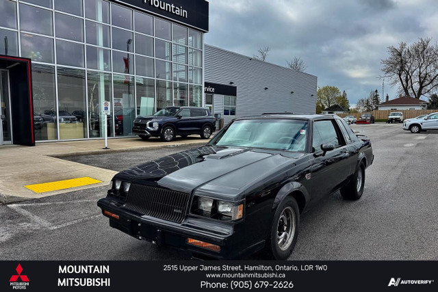 1987 Buick Regal GRAND NATIONAL - Low Mileage in Cars & Trucks in Hamilton
