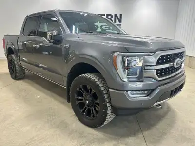 2022 Ford F-150 Platinum PLATINUM | 3.5L ECOBOOST | DUAL SUNROOF | 2 SETS O 4WD. Gray Metallic 3.5L...