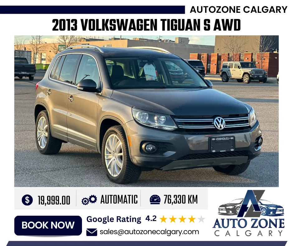 2013 Volkswagen Tiguan S | $237.00 Bi-Weekly