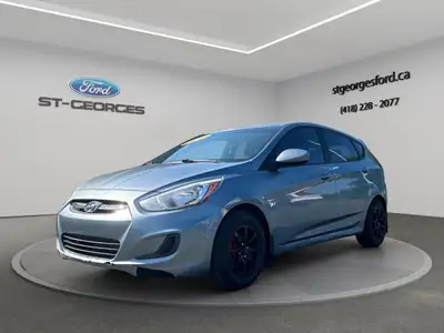 2017 HYUNDAI ACCENT L HATCHBACK 6 VIT MANUELLE MAGS NOIR LECTEUR CD MP3 DOOR LOCK AILERON VITRES TEI...