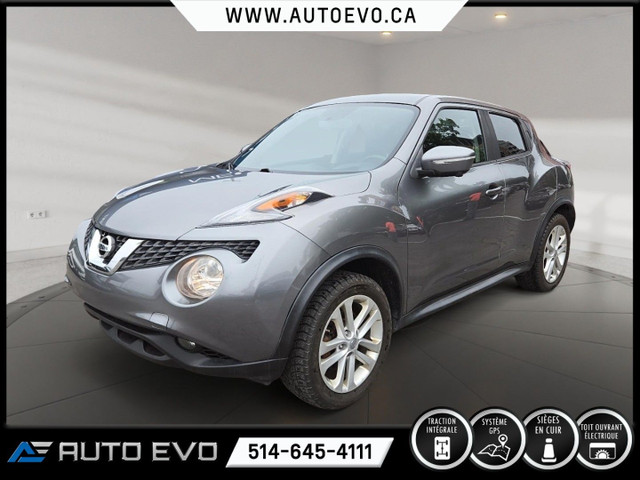 2016 Nissan Juke SL AWD * CUIR * TOIT * GPS * BAS MILLAGE * CAME in Cars & Trucks in City of Montréal