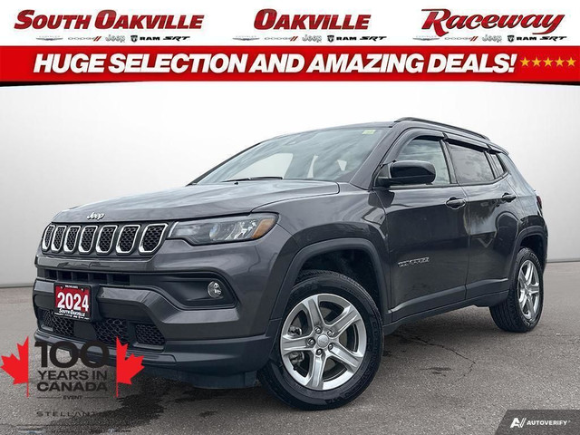 2024 Jeep Compass NORTH | APPLE CARPLAY | CLEAN CARFAX | BACKUP  in Cars & Trucks in Oakville / Halton Region