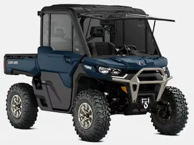 2025 CAN-AM DEFENDER LIMITED HD10 SIDE BY SIDE STOCK #A110909 82HP ROTAX ENGINE PRO-TORQ CTV TRANSMI...