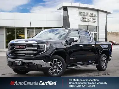Odometer is 8573 kilometers below market average! Sie 2024 GMC Sierra 1500 SLT 4WD 10-Speed Automati...