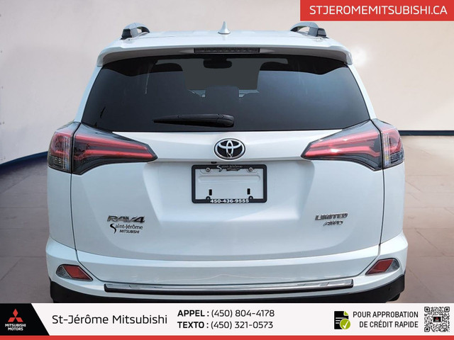 2018 Toyota RAV4 AWD LIMITED  MAGS  CAMERA DE RECUL  TOIT OUVRAN in Cars & Trucks in Laurentides - Image 3