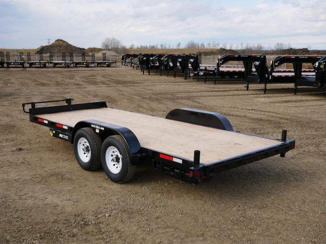 2024 SWS 18' H.D. Equipment Car Hauler Trailer w/ Pull Out Ramps in Heavy Equipment in Edmonton - Image 2