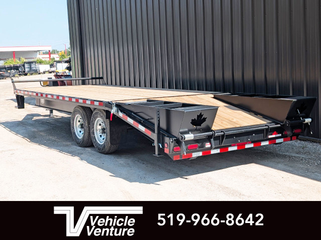 2025 CANADA TRAILER 102X22 BEAVERTAIL PINTLE DECKOVER 14000 GVWR in Cargo & Utility Trailers in Oakville / Halton Region - Image 3