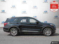 New Price! Odometer is 7028 kilometers below market average! Agate Black Metallic 2023 Ford Explorer... (image 5)