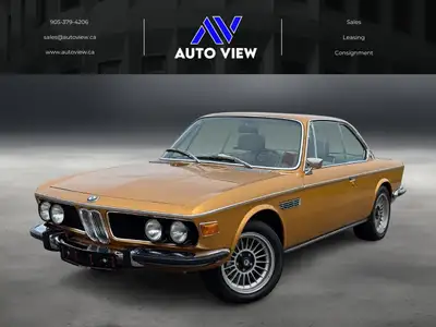 This 1972 BMW 3.0CSi is a European-market example that was sold new in April 1972 by Garage De L’Avi...