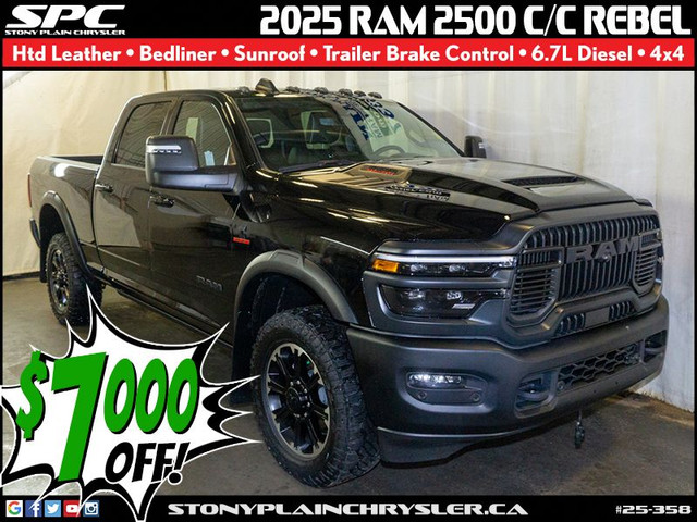 2025 RAM 2500 Rebel 4x4 Crew Cab 6'4 in Cars & Trucks in St. Albert
