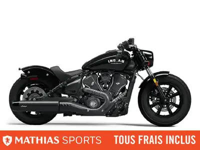 Concessionnaire des véhicules neufs et d'occasion. Cruiser INDIAN Scout Bobber Limited 2025 FINANCEM...