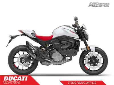 DUCATI MONSTER 937+ 2025Une version moderne du Monster qui met en valeur la personnalité de la moto...