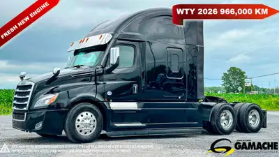 Heavy truck - # STOCK: C-35680 2021 FREIGHTLINER CASCADIA PT126SLP CAMION CONVENTIONNEL AVEC COUCHET...