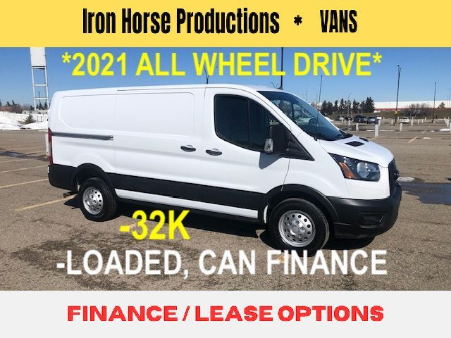 2021 Ford Transit Cargo Van “ALL WHEEL DRIVE” Low Roof 32K Can F in Cars & Trucks in Calgary