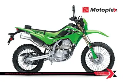 KLX300 La KLX300 est une moto double-usage hautement polyvalente et légère qui continue même lorsque...