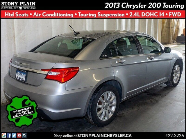  2013 Chrysler 200 Touring - Htd Seats, Touring Suspension, 2.4L in Cars & Trucks in St. Albert - Image 4