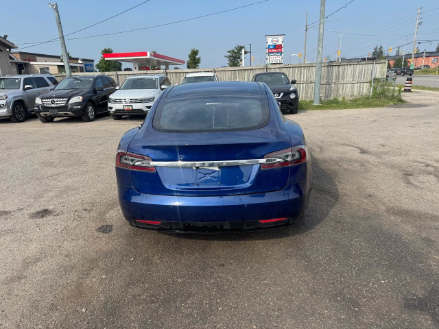 2016 Tesla Model S AS IS, 90D, EX TESLA SERVICE, BLUE, NO REAR S in Cars & Trucks in London - Image 4