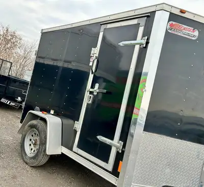 The 2017 Royal Cargo 5X8 Enclose Cargo Trailer provides ecellent cargo and utility capabilities. Fea...