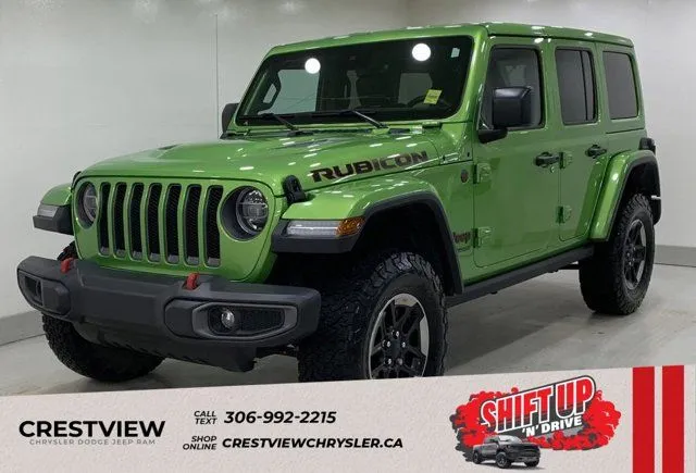 2019 Jeep Wrangler Unlimited Rubicon * Leather * 2 Tops *