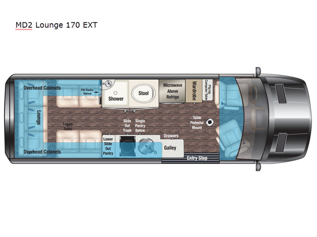 2024 Midwest Automotive Designs Passage MD2 170EXT in RVs & Motorhomes in Calgary - Image 2
