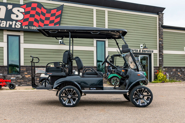 2024 HDK Electric Vehicles Classic 4 Plus Golf Cart Black in ATVs in Edmonton - Image 3