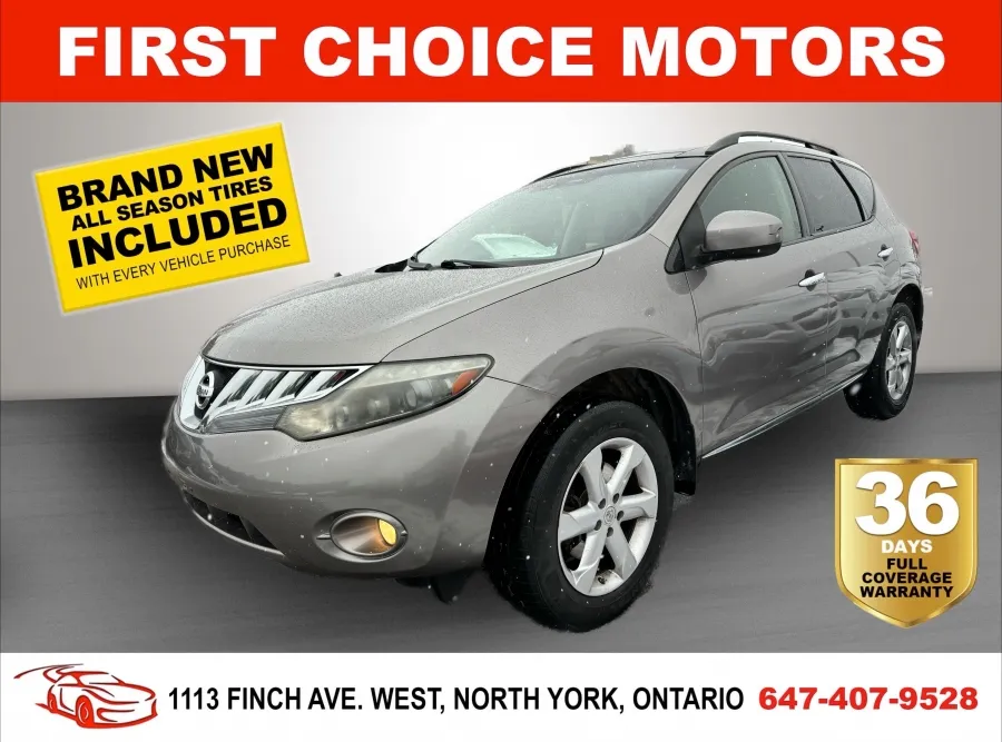 2010 NISSAN MURANO SL AWD ~AUTOMATIC, FULLY CERTIFIED WITH WARRA